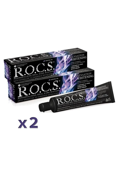 R.O.C.S. Rocs Sensatıon Whıtenıng Ekstra Beyazlatıcı Diş Macunu 74gr X 2 Adet - 7