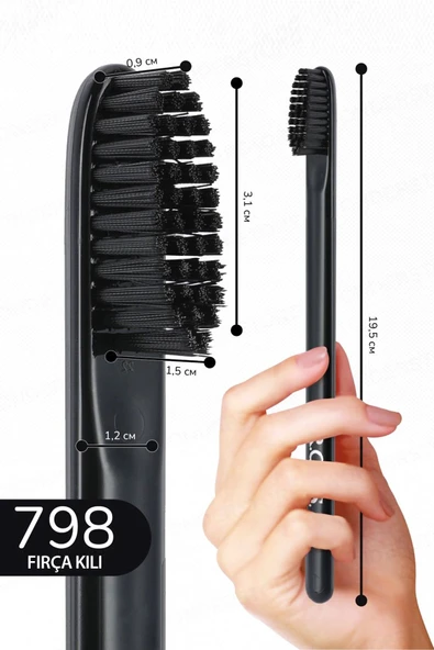 R.O.C.S. Rocs Black Edıtıon Beyazlatıcı Diş Fırçası - 2 Adet - 4