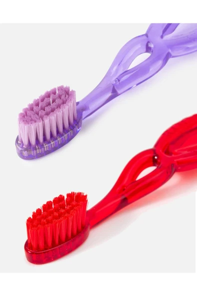 R.O.C.S. Kids 3-7 Yaş Diş Fırçası-2 Adet Mor Ve Kırmızı - 4