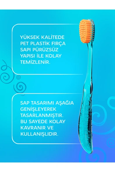 R.O.C.S. Mavi Junıor 6-12 Yaş Diş Fırçası - Resim 3