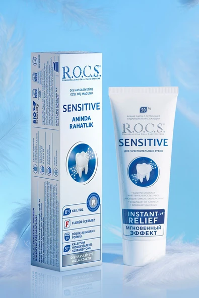 Sensation Rocs Sensitive Instant Relief Hassas Dişler Için Rahatlatıcı Diş Macunu - 94 G - 5