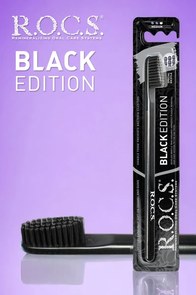 R.O.C.S. Rocs Black Edıtıon Beyazlatıcı Diş Fırçası - 2 Adet - 2