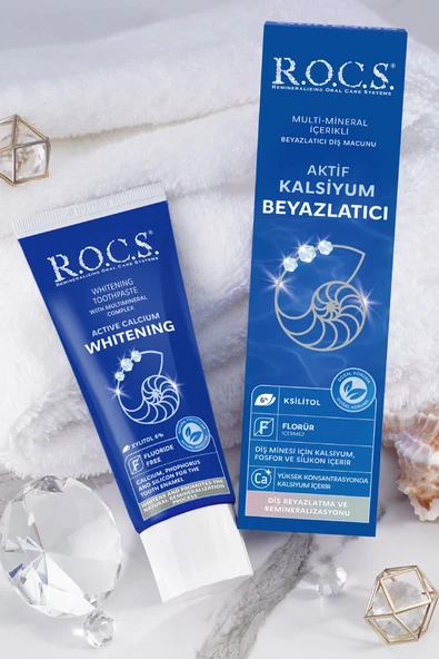 R.O.C.S. Aktif Kalsiyum Beyazlatıcı Diş Macunu 94g X 2 Adet - 4