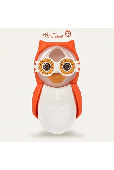 Flipper Kum Saatli Diş Firçasi Hijyenik Saklama Kabi - Turuncu 1paket(1x1 Adet) - 3