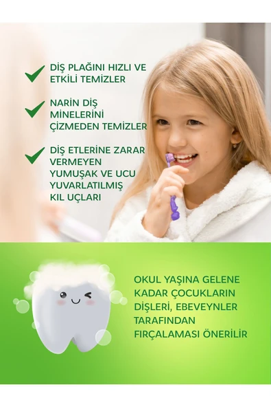 R.O.C.S. Rocs Kıds 3-7 Yaş Diş Fırçası - Mor Renk - 4