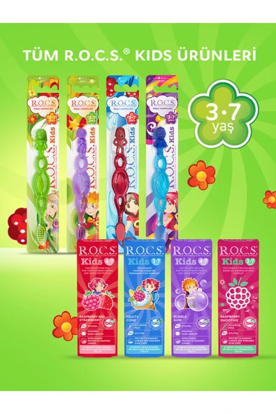 R.O.C.S. Kids Diş Fırça 3-7 Yaş Sarı 4607152730500s - 5