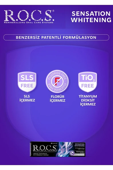 Sensation Rocs Whitening Ekstra Beyazlatıcı Diş Macunu 74 G - 4