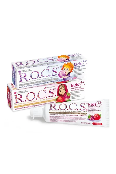 R.O.C.S. Rocs Kıds 4-7 Yaş Karma Tad Paketi - 45gr X 2 Adet - 4
