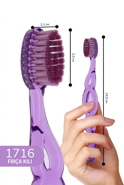 R.O.C.S. Kids 3-7 Yaş Diş Fırçası-2 Adet Mor Ve Kırmızı - 3