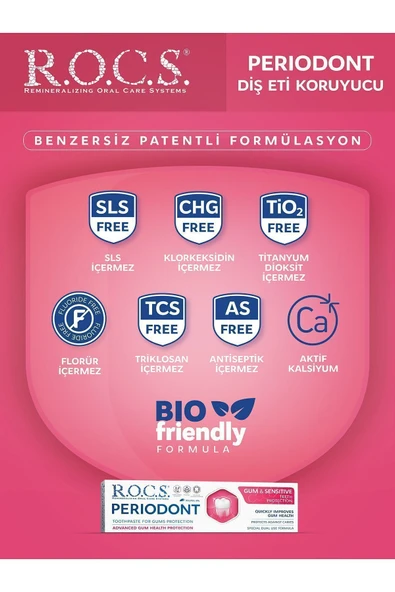 R.O.C.S. Perıodont Dişeti Bakımına Özel Diş Macunu (94g) - 4
