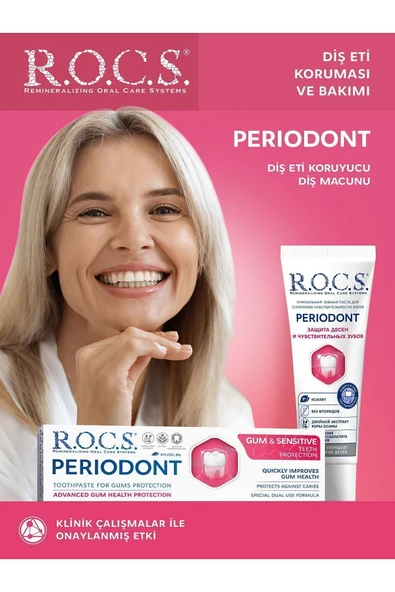 R.O.C.S. Perıodont Dişeti Bakımına Özel Diş Macunu (94g)