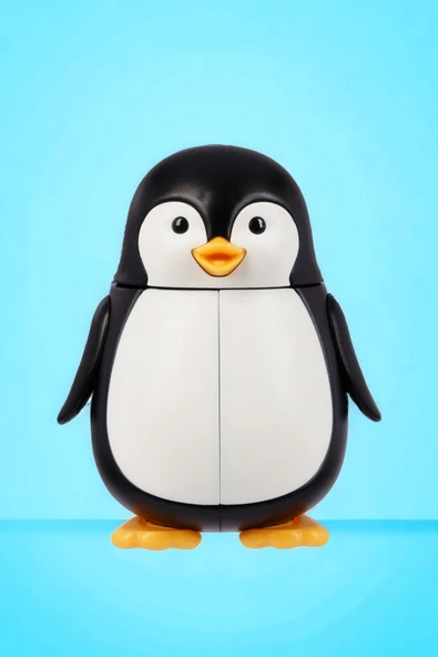 R.O.C.S. Flipper Diş Fırçası Kabı Penguen - 3