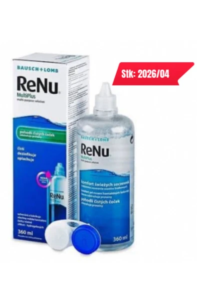 Renu Multiplus Lens Solüsyonu 360 ml B&l 360. Son Kul. 2025/5. Ay