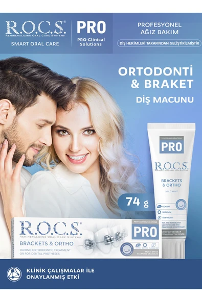 R.O.C.S. Pro Brackets & Ortho Diş Macunu (74g) ürün görseli 1