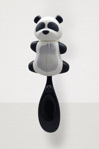 R.O.C.S. Baby Neon 0-3 Yaş Diş Fırçası Mor Ve Flipper Hijyenik Saklama Kabı Seti - Panda Figürlü - Resim 2