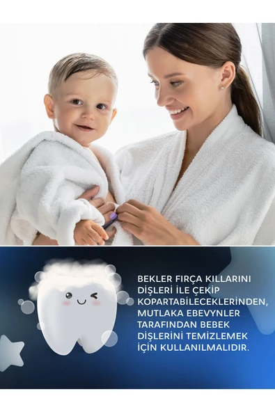 R.O.C.S. Baby Neon 0-3 Yaş Için Ekstra Yumuşak Diş Fırçası - Turkuaz - 4