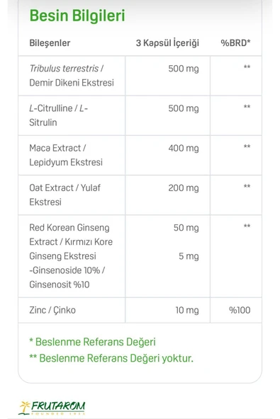 Suda Collagen Alphamen 90 Kapsul Tribulus Terrestris ( Güç Ve Performans ) - 3