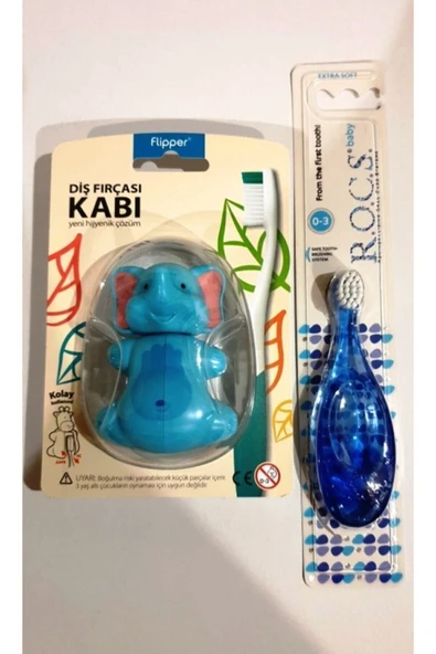 R.O.C.S. Rocs Flıpper Diş Fırçası Kabı 0-3 Yaş Diş Fırçası