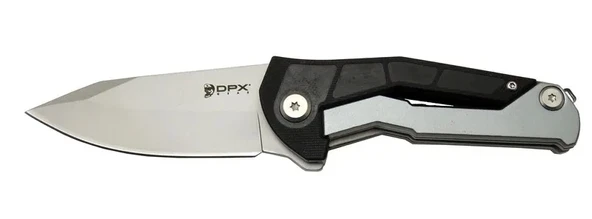 Dpxgear Sugga 915b Bk Siyah Ampamp Beyaz Kamp / Outdoor Çakı 17,5cm - Yarı Otomatik, Kemerlikli, Kutulu