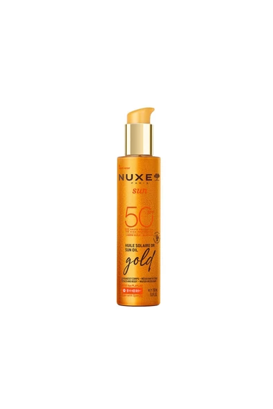 Nuxe Sun SPF50 Gold Altın Parıltılı Güneş Yağı 150 ml