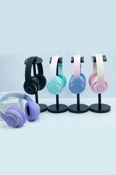 Sn-36 On-ear Kafa Üstü Kablosuz  Kulaklık Bluetooth 5.1  Blue - 2