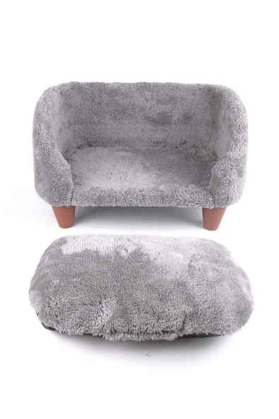 Peluş Kedi Koltuğu, Yumuşak Lüks Kedi Köpek yatağı, Kedi Köpek Koltuğu - 3