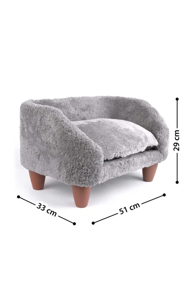 Peluş Kedi Koltuğu, Yumuşak Lüks Kedi Köpek yatağı, Kedi Köpek Koltuğu - 6