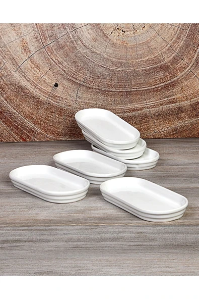 6'lı Oval Kahvaltılık Tabağı - 2
