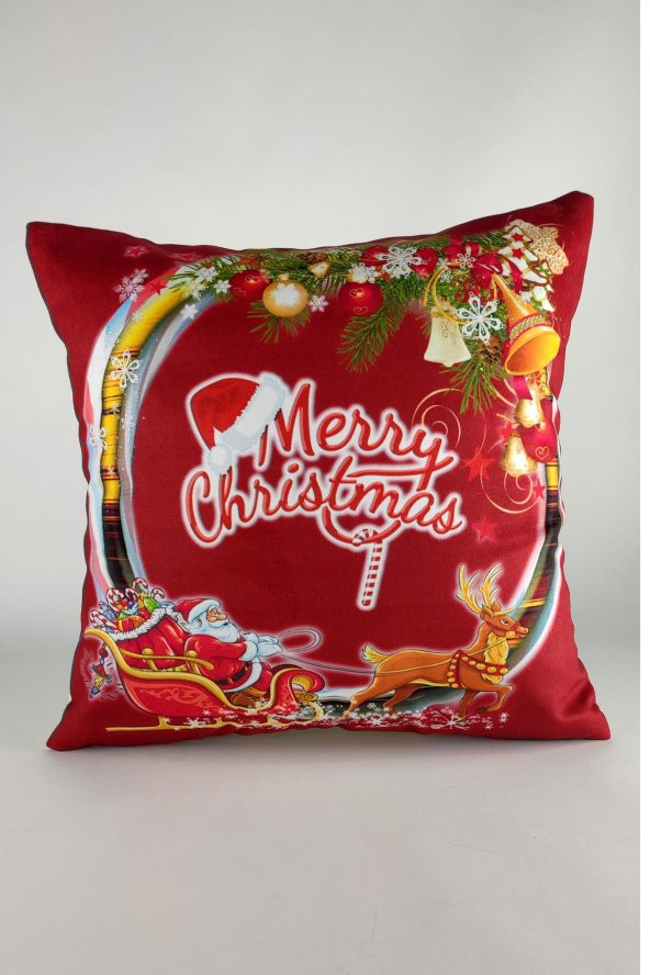 Mrs.Gugar Noel Desen Kırlent Kılıf-114