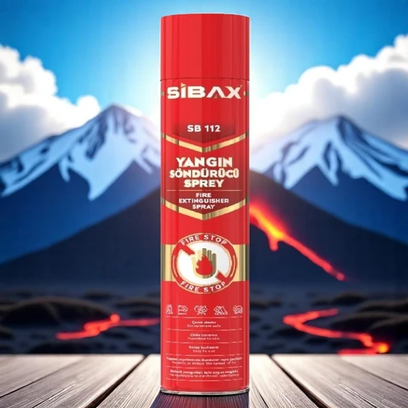 Sibax SB112 Yangın Söndürücü Sprey 1000ml - 2