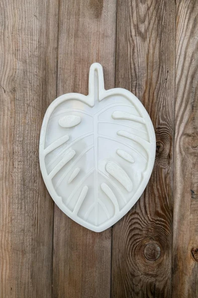 Monstera Büyük Silikon Tepsi Kalıbı - Resim 5