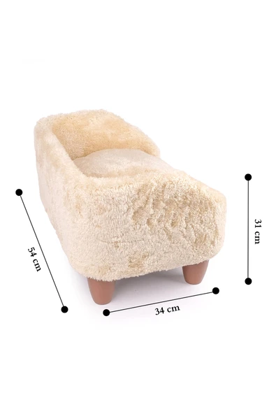 Peluş Kedi Koltuğu, Yumuşak Lüks Kedi Köpek yatağı, Kedi Köpek Koltuğu - 11