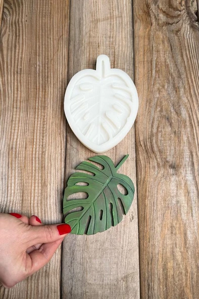 Monstera Küçük Silikon Tepsi Kalıbı - 3