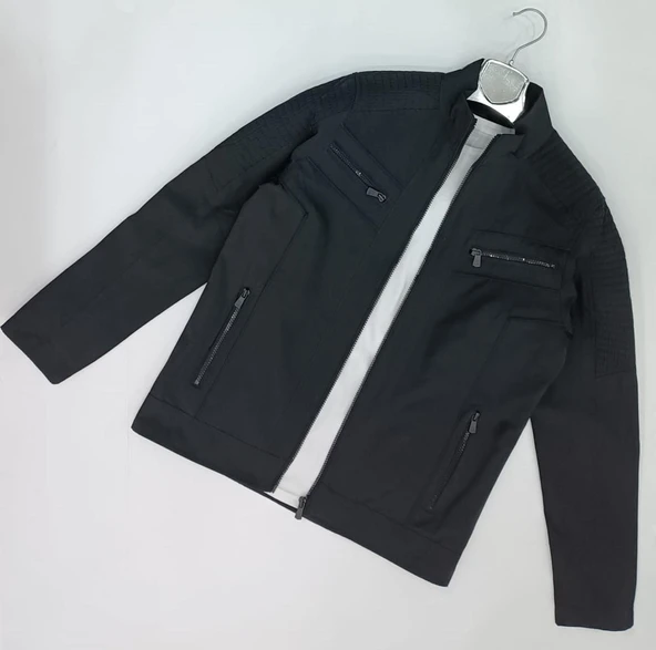 Xavir Slim Fit Erkek Fermuarlı Mevsimlik Ceket