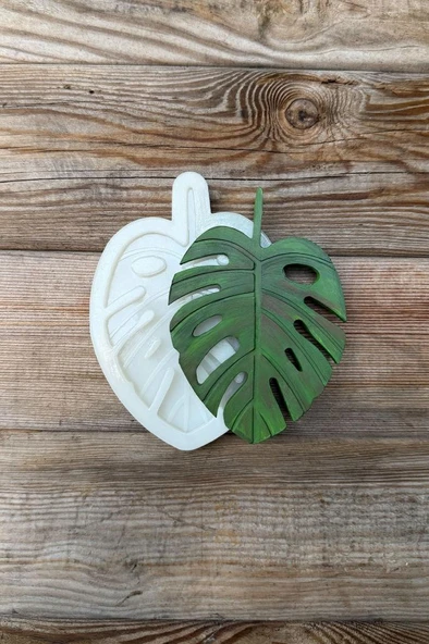 Monstera Küçük Silikon Tepsi Kalıbı - 4