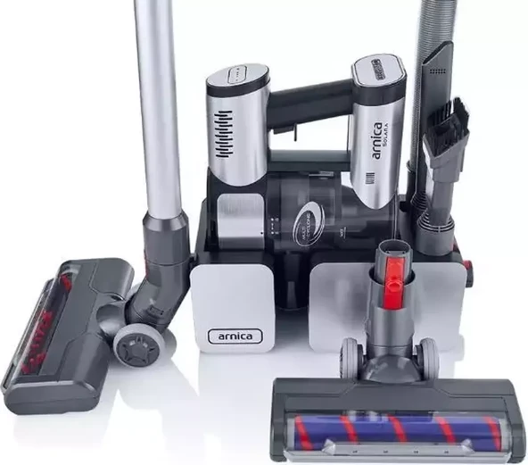 Arnica Solara ET13450 Gümüş Şarjlı Dikey Süpürge - 3