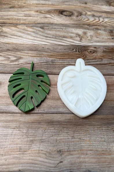 Monstera Küçük Silikon Tepsi Kalıbı - 5