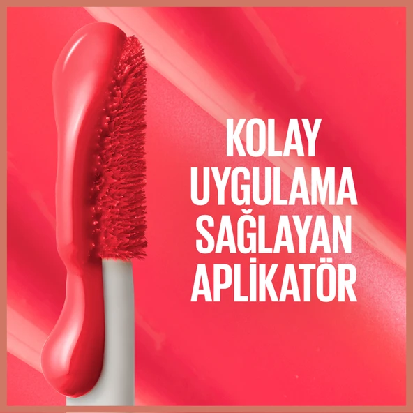 Maybelline New York Sunkisser Hazy Matte Likit Allık  - 36 Spicy Red - 6
