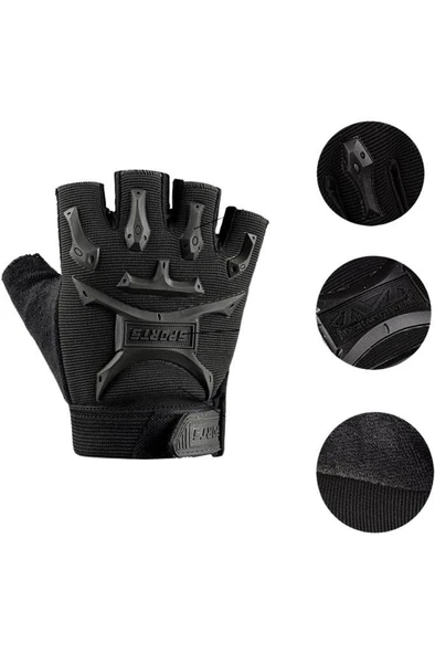 Single Sword Yarım Parmak Taktik Operasyon Eldiveni - 3