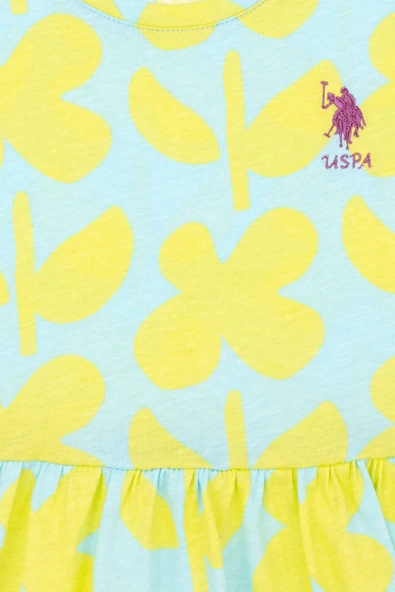 U.s.Polo Assn. Kız Çocuk Mint Örme Elbise G084SZ075 - 3