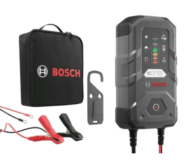 Bosch C70 12/24 V 10 A Akü Şarj Cihazı