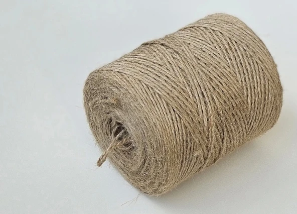 Jütburada Jüt Halat 3 mm 500 Gr Hasır Dekor Süsleme İp