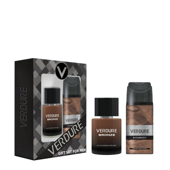 Verdure Edp 100ml +150ml Deodorant Bronze Erkek Parfüm Seti