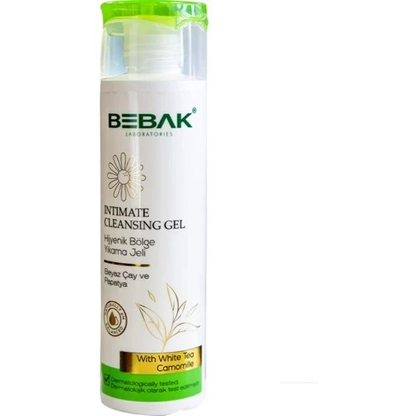 Bebak Hijyenik Bölge Temizleme Jeli 200ml Beyaz Çay Ve Papatya