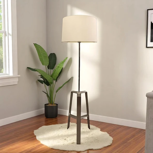 Noir Krom Tripod Lambader - 2