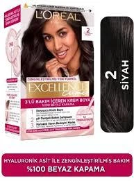 Loreal Excellence Creme Saç Boyası 2 Siyah