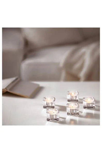 VANCKEY Glımma Tealight Mum 3,8 Cm 100 Adet Beyaz Europestore - 2