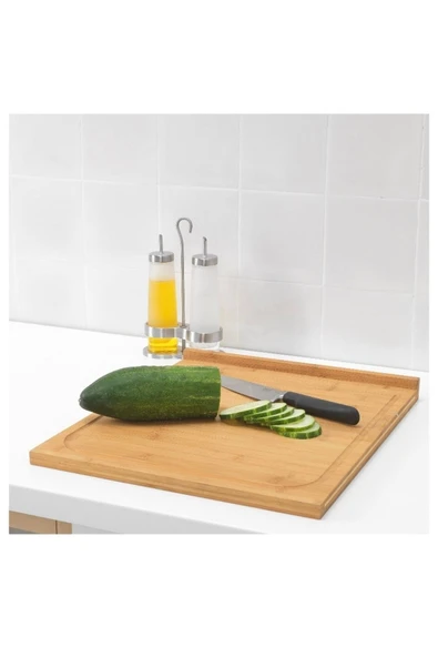 VANCKEY  Bambu Lamplıg Kesme Tahtası 45*38 Cm 1 Kahverengi