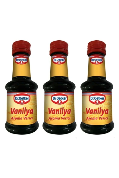 VANCKEY  Vanilya Aroma Verici 38 Ml X 3 Adet, Sıvı Vanilya Aroma Vericisi 38 Ml X 3 Adet, Sıvı Vanilya Aroma