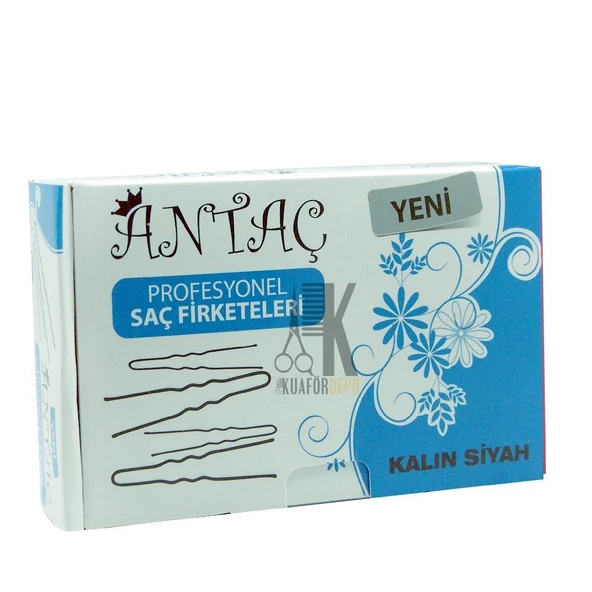 Antaç Saç Firketeleri No:2 Kalın Siyah Firkete 150 Adet